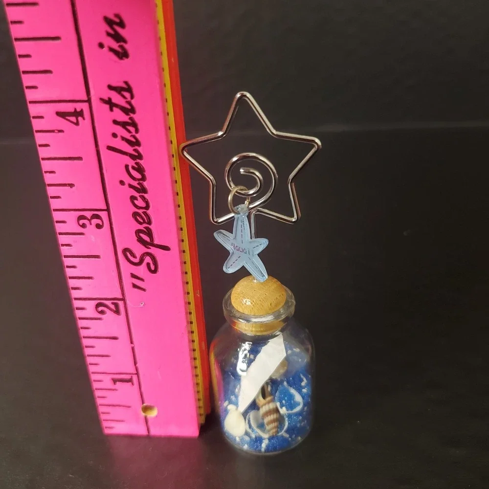 Miniature Beach In a Glass Bottle‎ ALOHA Hawaii Single Picture Photo Holder 4
